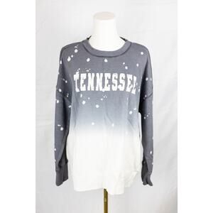 Maurices Large Women's Sweatshirt Tennessee Ombre Gray Cream